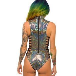 Other - Espionage Reversible Bodysuit in Geode and Black Other - Espionage Reversible Bodysuit in Geode and Black